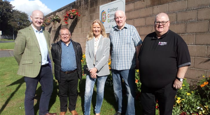 South Eastern Regional College Training for Success Project trainees are actively engaged in supporting Comber Regeneration Project led by local Comber resident Roy Murray.